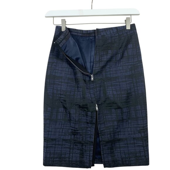 navy and black patterned pencil skirt by Inwear size 34 Eu - Picture 8 of 13